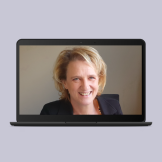 Device met foto van Bibian