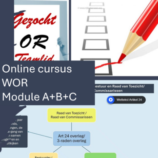 Online cursus WOR<br><i> Inmiddels al meer dan 400 keer verkocht!</i>