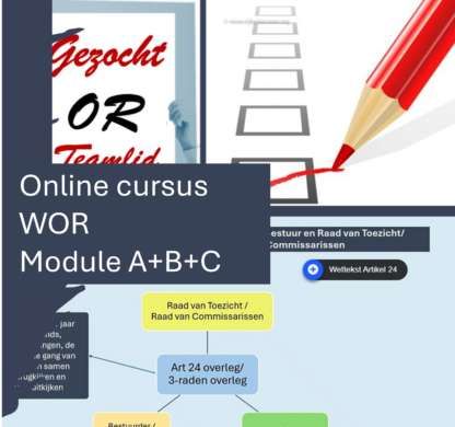 Online cursus WOR<br><i> Inmiddels al meer dan 400 keer verkocht!</i>