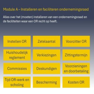 Online cursus WOR Module A<br><i>Inmiddels al  370  keer verkocht!</i>