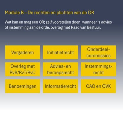 Online cursus WOR Module B<br><i>Inmiddels al  420  keer verkocht!</i>