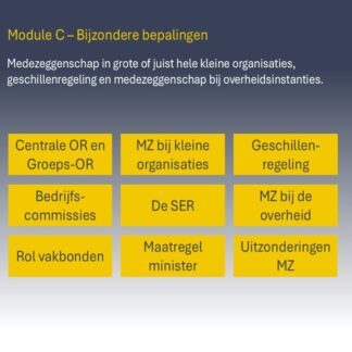 Online cursus WOR Module C<br><i>Inmiddels al  46  keer verkocht!</i>